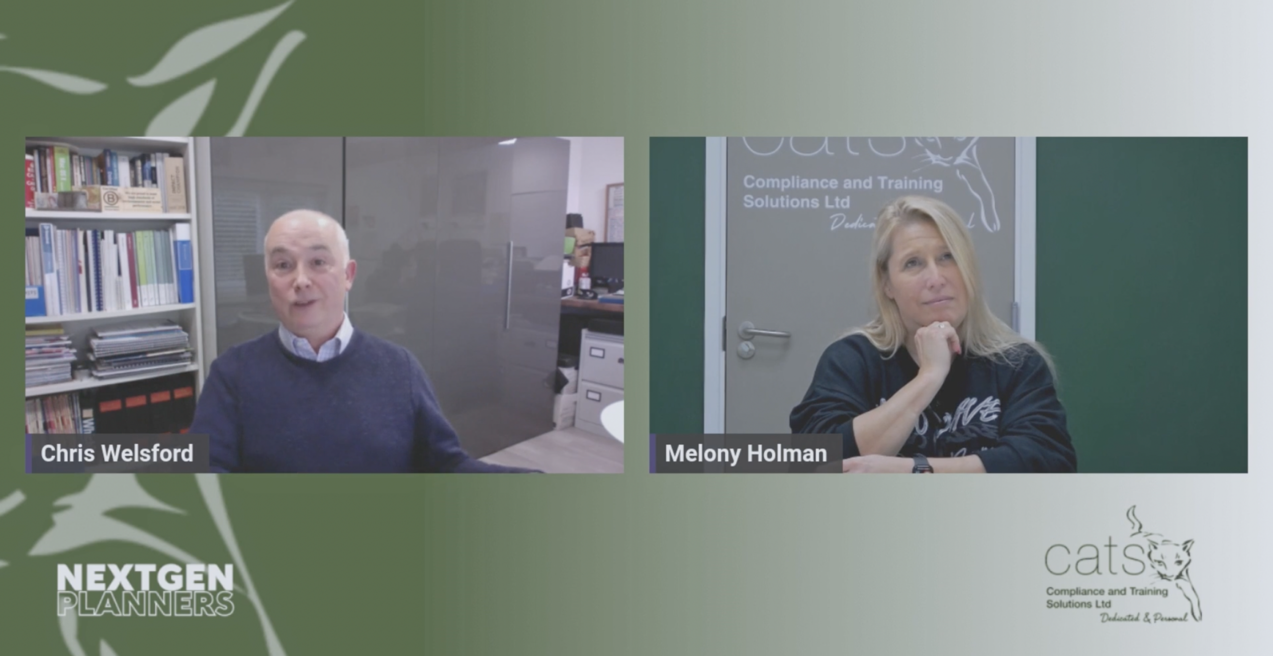 Chris Welsford and Melony Holman on the NextGen Planning Podcast